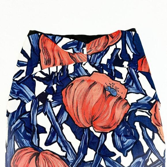 Moulinette Soeurs Poppies Fantastic Flower Pattern Printed Skirt Size 8 - Picture 2 of 7